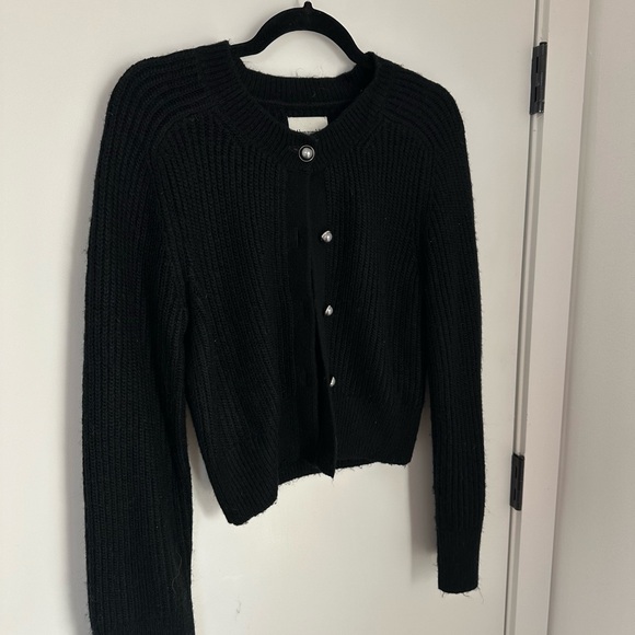 Abercrombie & Fitch Black Cardigan Sweater - Picture 3 of 6
